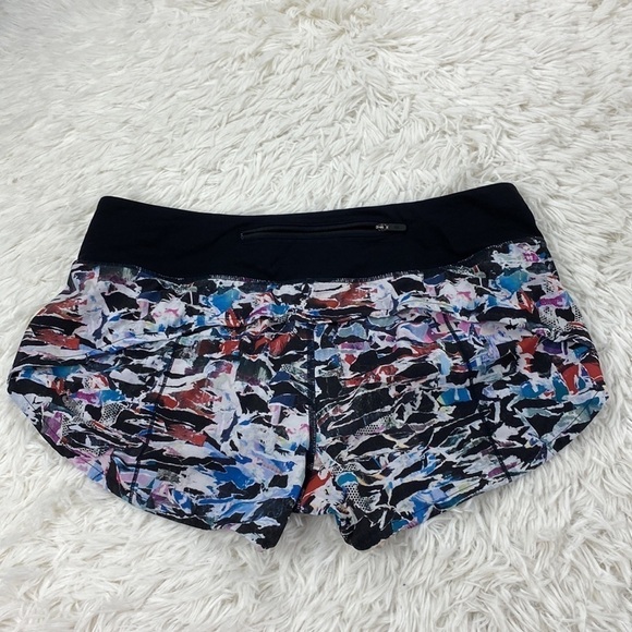 Lululemon Speed Up Short *2.5" Culture Clash Multi Black / Black - Picture 5 of 6